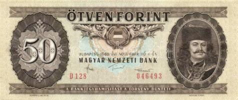 1965-1989. 50Ft (7x) klf évszámmal! T:I,II