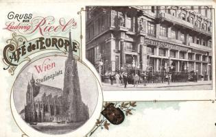 Vienna Riedl´s Café del Europe litho (cut)