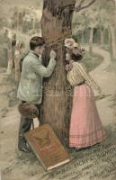 Pesti Napló subscribe offer, Valentine´s Day litho