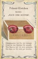 Colorado bonbons mechanic card Litho (two tears at the attachement)