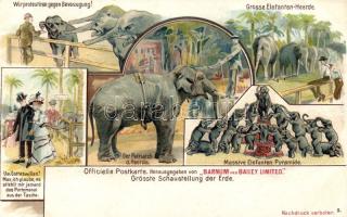 Barnum & Bailey Circus litho