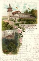 Mariánské Lázne Restaurant Forstwarte litho (EK)