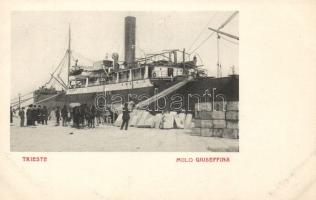 SS Silesia in Trieste port