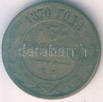 Oroszország 1870EM 3k "Alexander II." T:3