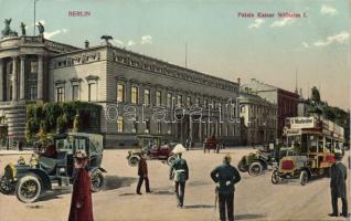Berlin Wilhelm I Palace with automobiles