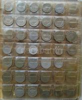 Hobbi gyűjtemény több száz klf külföldi érmével albumba rendezve T:vegyes