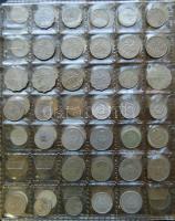 Hobbi gyűjtemény több száz klf külföldi érmével albumba rendezve T:vegyes