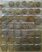 Hobbi gyűjtemény több száz klf külföldi érmével albumba rendezve T:vegyes