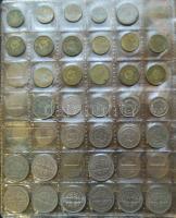 Hobbi gyűjtemény több száz klf külföldi érmével albumba rendezve T:vegyes