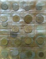 Hobbi gyűjtemény több száz klf külföldi érmével albumba rendezve T:vegyes