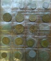 Hobbi gyűjtemény több száz klf külföldi érmével albumba rendezve T:vegyes