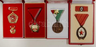 DN. Kiváló Munkáért + Pedagógus Szolgálati Emlékérem + Munka Érdemrend bronz fokozata + Szolgálati B...