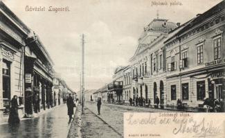 Lugos with Café Strasser and bank