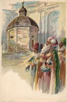 Budapest II. Gül baba türbéje Litho