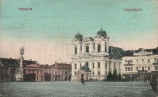 Temesvár, Losonczy tér; Gerő Manó kiadása / square (EK)