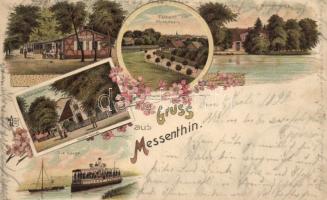 1899 Messenthin with Hunter house Litho