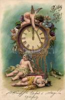 New Year Embossed Litho