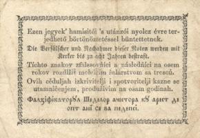 1849. 15Kr + 30Kr "Kincstári utalvány" T:III