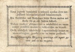 1849. 15Kr + 30Kr "Kincstári utalvány" T:III