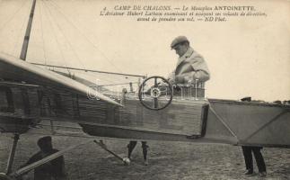 Hubert Latham in the monoplane Antoinette
