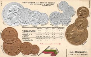 Bulgaria coins Emb. litho (fl)