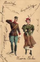 1899 Military, chivalry litho s: Geigerv