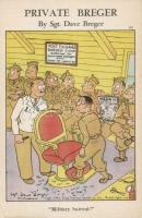 US. military barber, humor