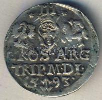 Lengyelország 1593. 3Gr "Sigismund III." Ag T:3