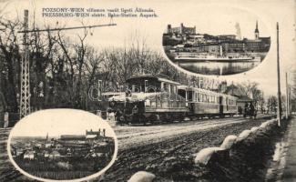 Pozsony-Vienna eletric railway line