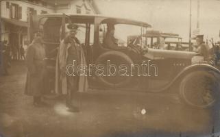 General Von Mackensen at the railway station of Skopje in 1916, photo