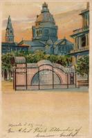 Budapest Földalatti hold to light litho