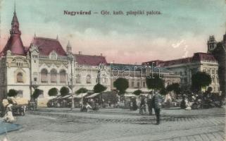 Nagyvárad with market and policeman