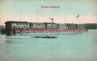 Gombos Ferry with train