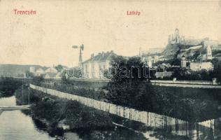 Trencsén with windmill