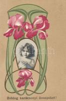 Christmas Embossed Litho