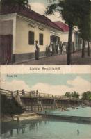 Horvátkimle üzlettel és fahíddal