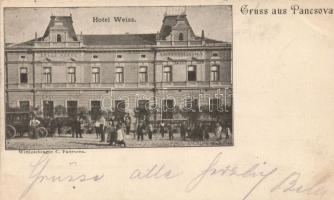 1898 Pancsova Hotel Weisz