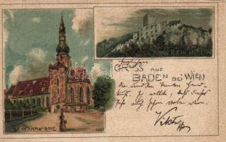 Baden bei Wien litho