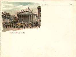 London Royal Exchange litho minicard