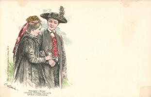 Elsass Lotharingien Litho