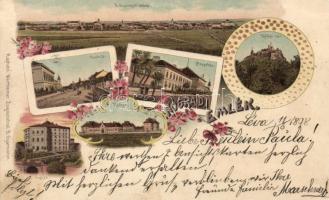 1898 Nógrád fogházzal és kórházzal litho