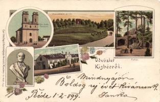 1899 Kisbér törzsménistállóval és a Pokollal litho  (EK)