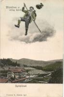 Iglófüred flying alpinist