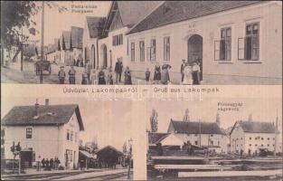 Lakompak Railway-station and sawmill