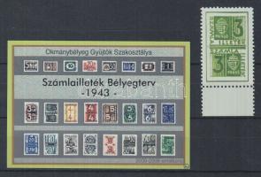 2006 Számlailleték bélyegterv emlékív és emlékbélyeg, az Okmánybélyeg Gyűjtők Szakosztályának kiadása