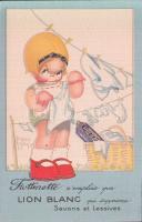 Lion Blanc soap litho s: Beatrice Mallet