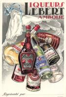 Lebert liqueurs commercial litho