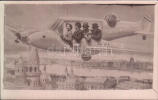 1938 Budapest BNV with plane