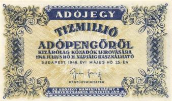 1946. 10.000AP-10.000.000AP teljes sorozata T:I,II