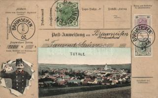 Ryzoviste (Braunseifen) postal order (EB)